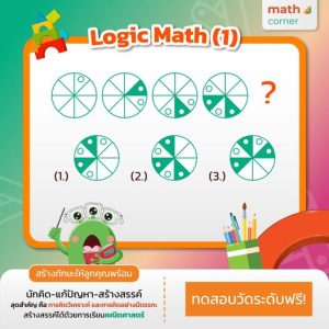 Math คณิตศาสตร์และทักษะแห่งอนาคตหลักสูต ของ Math Corner สอนโดยหลักการ